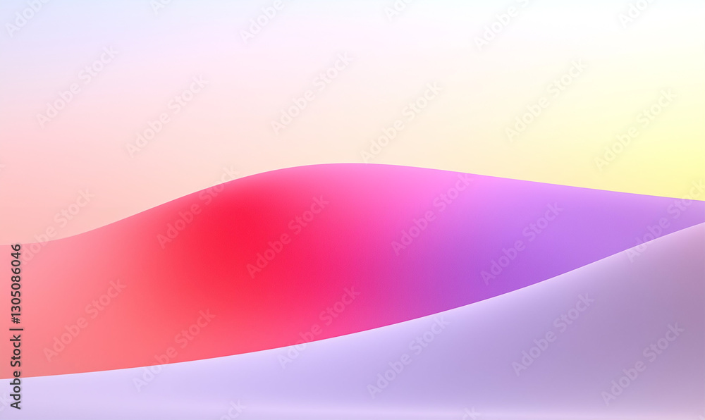 Poster abstract gradient background with colorful waves. abstract gradient with smooth transitions of red p
