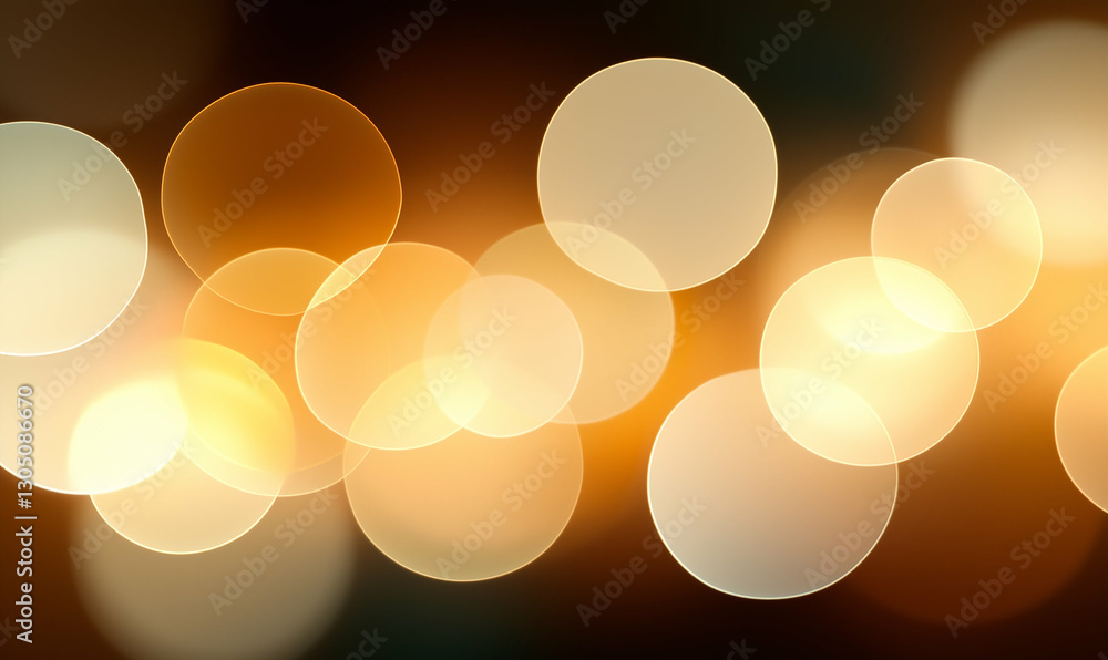 Poster bokeh lights background with glowing bokeh circles. abstract bokeh lights with soft glowing effect. 