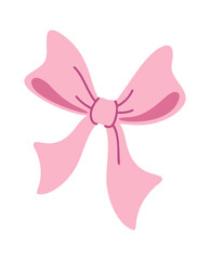 Charming ribbon bow decorative element
