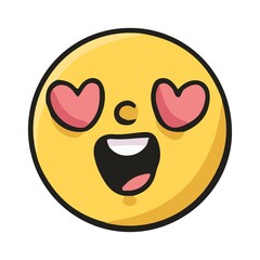 Obraz premium set of emoji | emoticon | face illustration