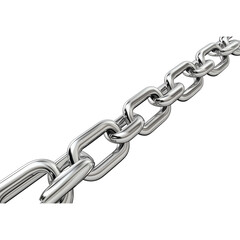 Obraz premium Industrial chain link factory close-up image metal environment