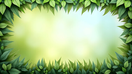 Obraz premium Earth Day Concept: Globe Surrounded by Plants with Green Copy Space
