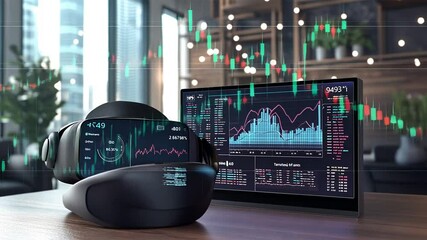 Virtual Reality and Financial Technology, Analyzing Stock Market Data in VR - Powered by Adobe