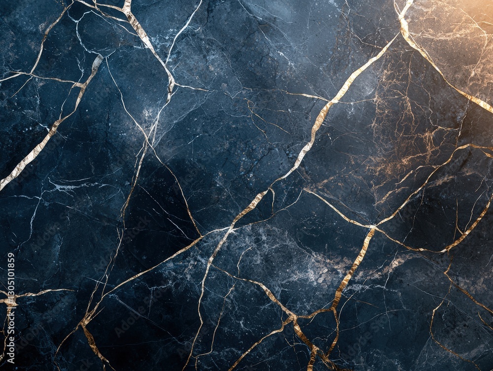 Poster elegant marble floor with intricate veining patterns showcasing luxury and sophistication in interio