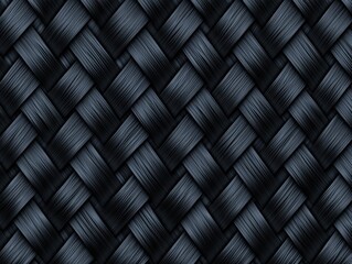 Elegant black woven fabric with intricate patterns perfect for fashion, textiles, and interior design projects