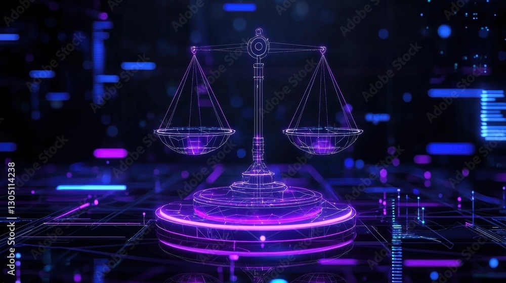 Poster ai-powered legal contract processing, futuristic digital landscape with encrypted blockchain smart c
