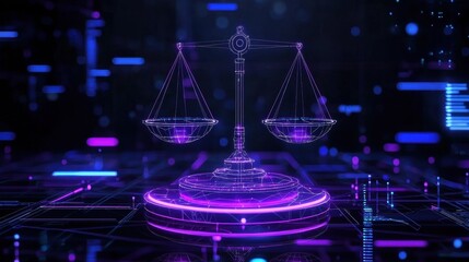AI-powered legal contract processing, futuristic digital landscape with encrypted blockchain smart contracts.