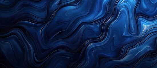 Abstract dark blue marbling background.