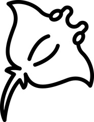 Manta ray icon