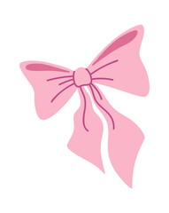 Silk bow greeting card decoration