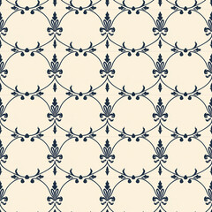 Naklejka premium Seamless fleur-de-lis patterns france artistic design elegant environment aesthetic viewpoint heraldic symbolism