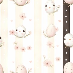 Seamless easter pattern