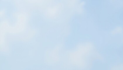 Obraz premium The sky appeared soft and hazy, with a gentle mix of light blue and white clouds creating a serene and peaceful atmosphere.