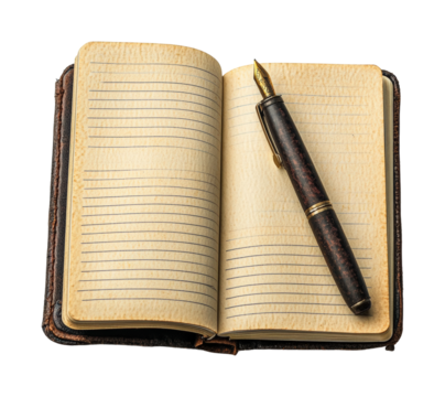 Home notebook for creative thoughts isolated on transparent background png