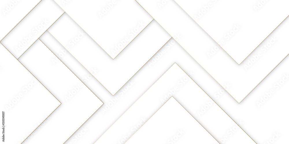 Aufkleber abstract white background design with layers of textured white transparent material in triangle and 