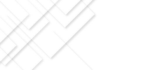 Obraz premium Abstract Minimal Geometric background with triangular bright light with soft shadows as pattern. White minimal line design. baseness technology and communication concept Decoration arrow design. 