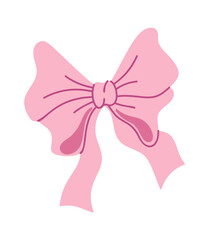Adorable pink bow girlie design