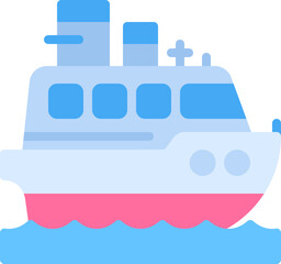 Ferry boat icon