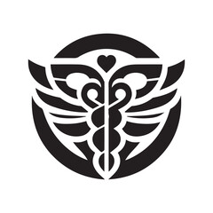 black and white tattoo design