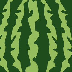 Watermelon rind pattern with abstract green stripes in a natural organic texture
