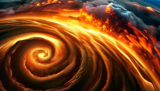 colors lava and gold windstorm cloud website fractal template tile