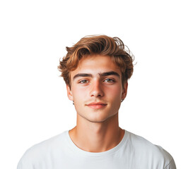 Handsome young man urban character study isolated on transparent background png