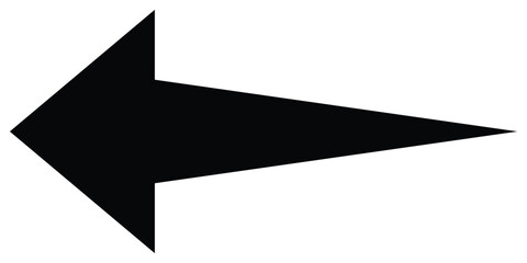 Vector thin long arrow icon. Black arrow vector illustration. Arrow isolated. Black long arrow. Black arrow sign.