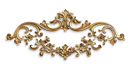 Ornate Golden Baroque Style Decorative Frame