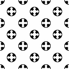 Obraz premium Polka Dots with gothic cross ...