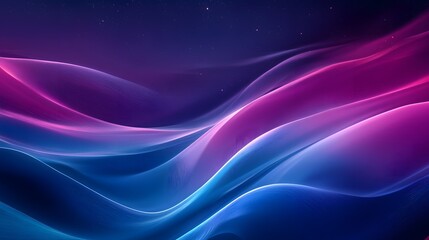 An abstract image depicting flowing waves of vibrant colors