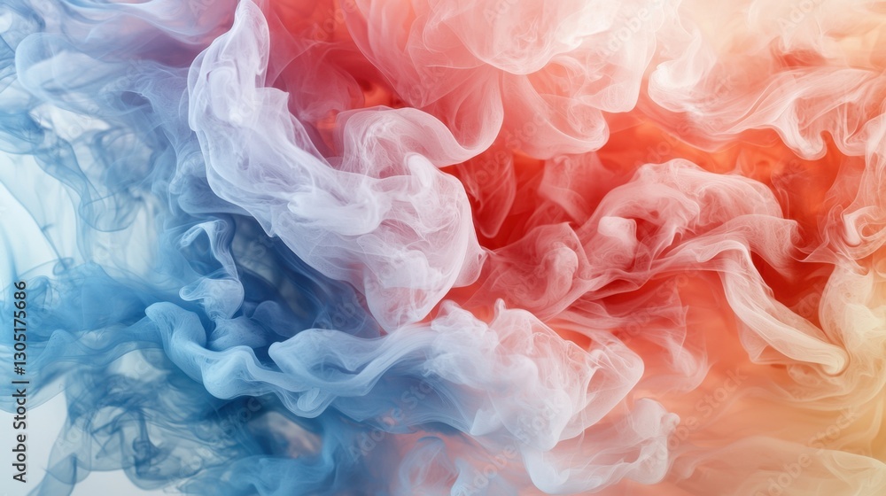 Poster vibrant colors blend harmoniously, creating swirling patterns reminiscent of ethereal clouds. the so