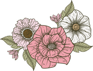 seamless pattern with wedding accessories