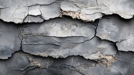 Grey and Brown Cracked Dry Surface Texture Abstract Background