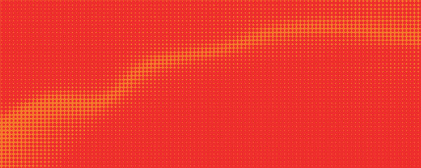 Dots halftone orange color pattern gradient texture with technology digital background. Dots pop art comics with summer background.