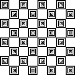 Obraz premium black and white seamless pattern