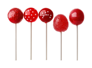 Explore colorful lollipop collections isolated on transparent background png