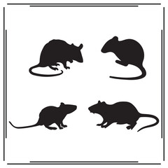 Mice silhouette, Mice illustration , Mice clipart, Mice vector , Mice icon , black Mice, Mice illustration on white background, Mice vector illustration , Mice silhouette illustration,						