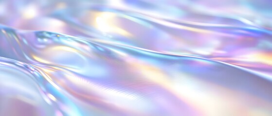 A blue and purple fabric with a shiny, reflective surface