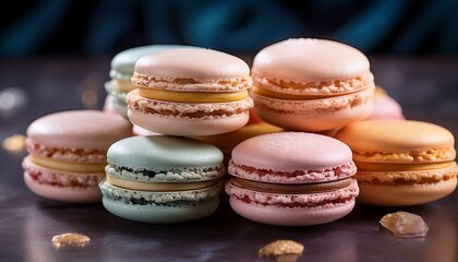 Obraz premium pastel macaroons
