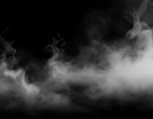 fog and mist effect on black background smoke texture overlays