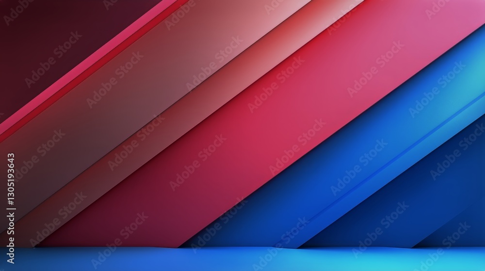 Poster colorful abstract shapes create dynamic visual interest in modern design artwork