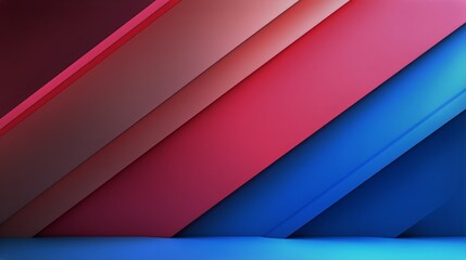 Fototapeta premium Colorful Abstract Shapes Create Dynamic Visual Interest in Modern Design Artwork