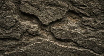 Rough Rock: A close-up shot showcasing the intricate texture and rugged surface of a weathered rock formation, perfect for illustrating natural elements and geological features.