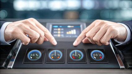 Obraz premium Monetary policy actions in business environment financial management insights