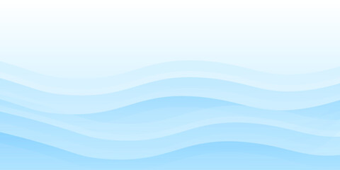 White wavy glowing lines on a blue background. Futuristic digital high-technology pattern background abstract modern