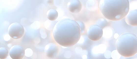 A white background with many white circles