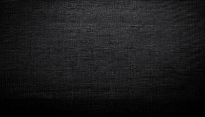 black grunge bleached linen canvas background texture
