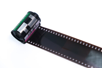 film roll isolated on white