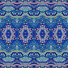 Elegant Floral Pattern with Intricate Details in Soft Colors