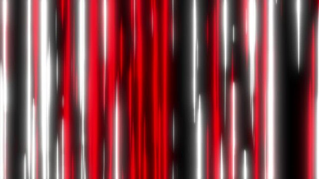 Energetic red and white lines, enhancing visual impact for fast-paced and action-oriented content